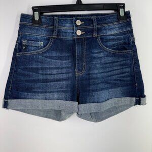 KanCan High Rise Stretch Denim Shorts Size 27 Trend-Right High Waist Comfortable